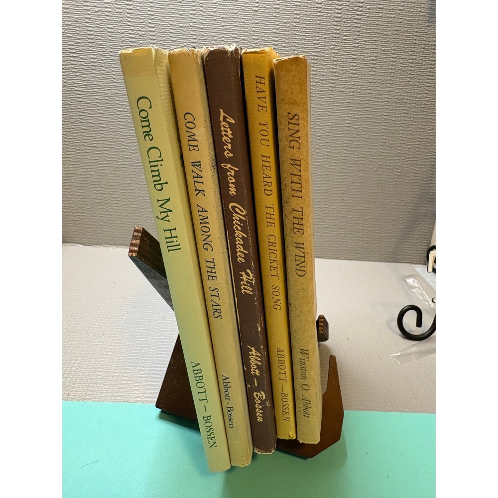 5 Winston O Abbott Bette Eaton‎ Bossen Signed Vintage Books Inspiration House